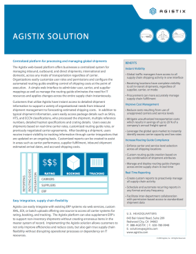 Datasheet: Solution Overview