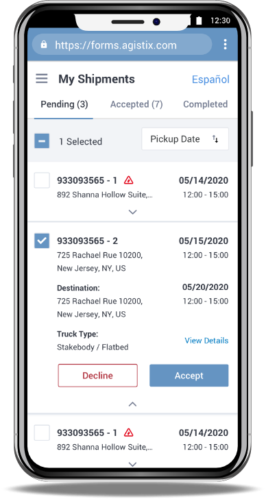 supply chain management app